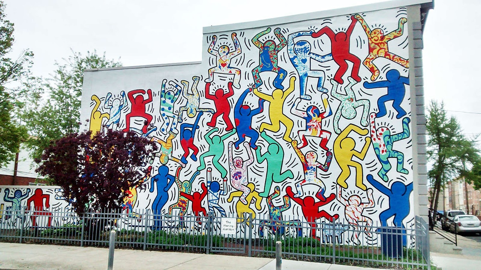 This collaborative public mural by Keith Haring, We The Youth, from 1987, is still intact in its original site, highlighting that art may be the safest investment during recession.